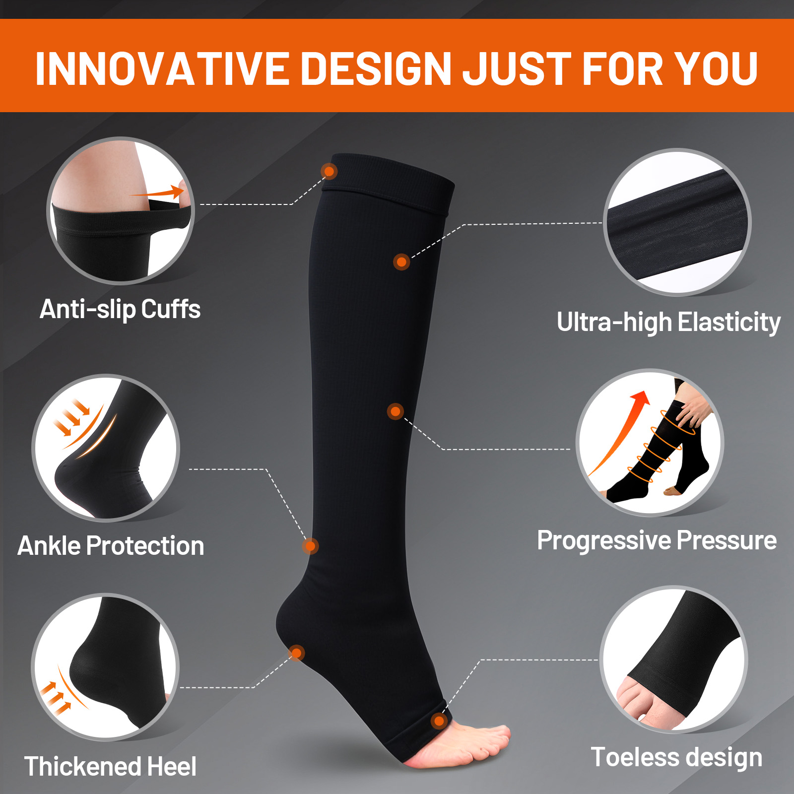 Calcetines de compresión Cofoe - Compression Sock Medical reseña y precio