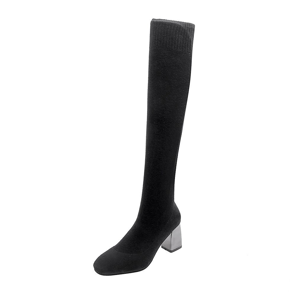 Botas de calcetín para mujer 2 - Knee High Sock Women reseña y precio