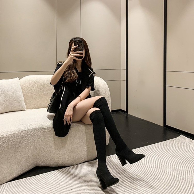 Botas de mujer por encima de l - Knee High Sock Women reseña y precio