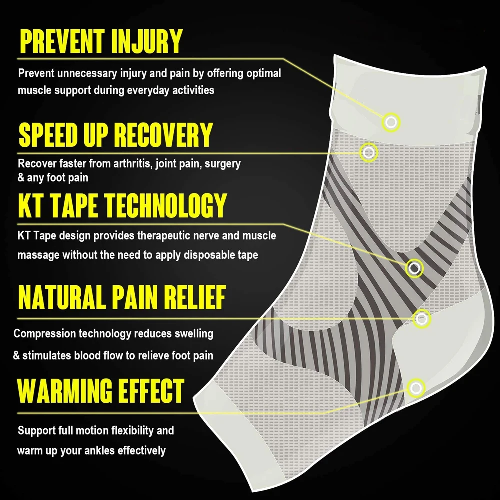 1 Par de Calcetines de Compres - Ankle Brace Sock reseña y precio